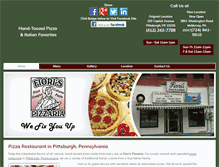 Tablet Screenshot of fiorispizzaria.com